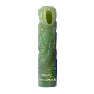 용 여의주 입체조각 연옥(천연옥) 6푼 18mm 인감도장 / 옥인장 돌도장 옥도장